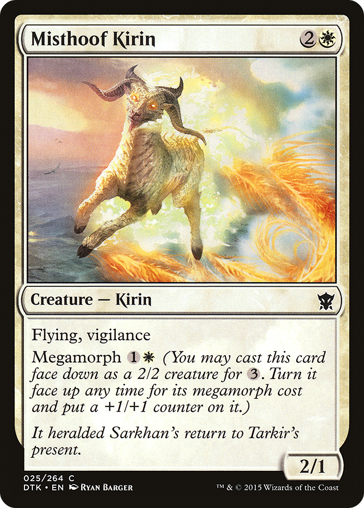 Misthoof Kirin (DTK-025) -