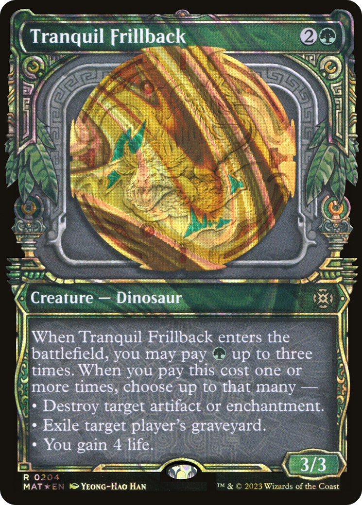 Tranquil Frillback (MAT-204) - : (Showcase) Foil