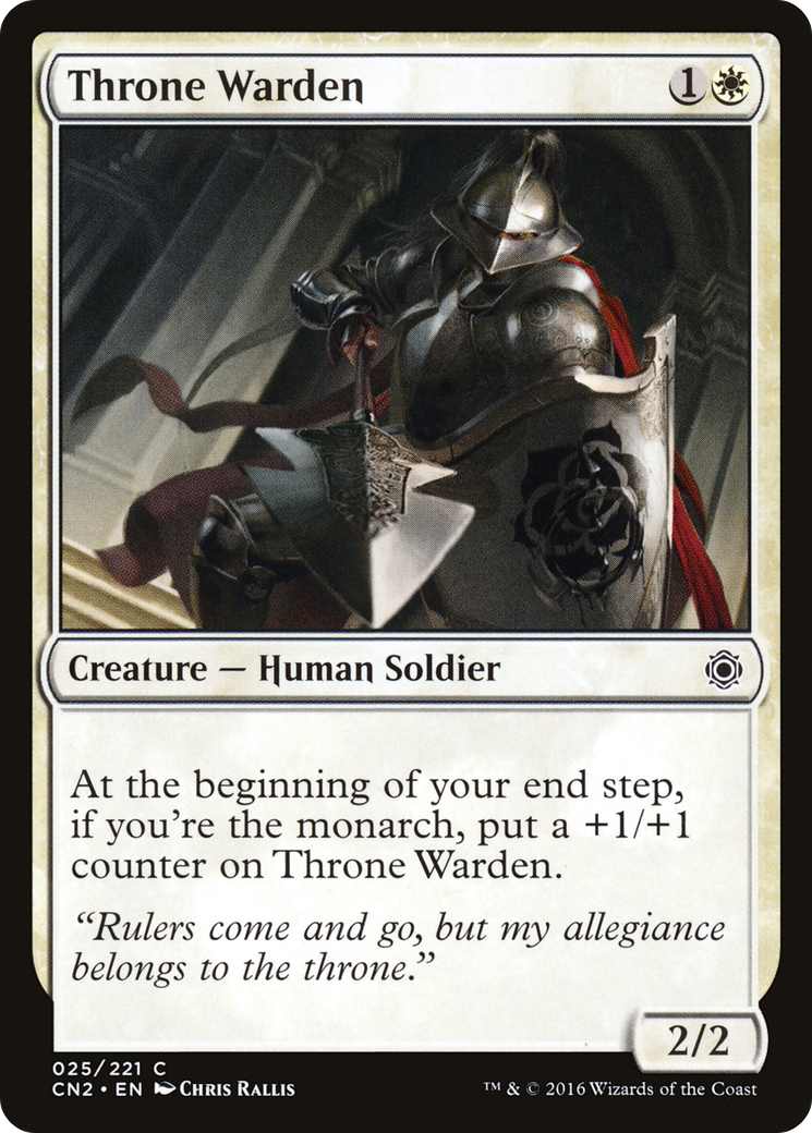 Throne Warden (CN2-025) -  Foil