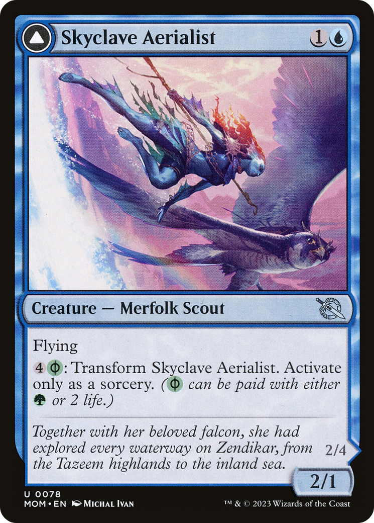 Skyclave Aerialist // Skyclave Invader (MOM-078) -  Foil