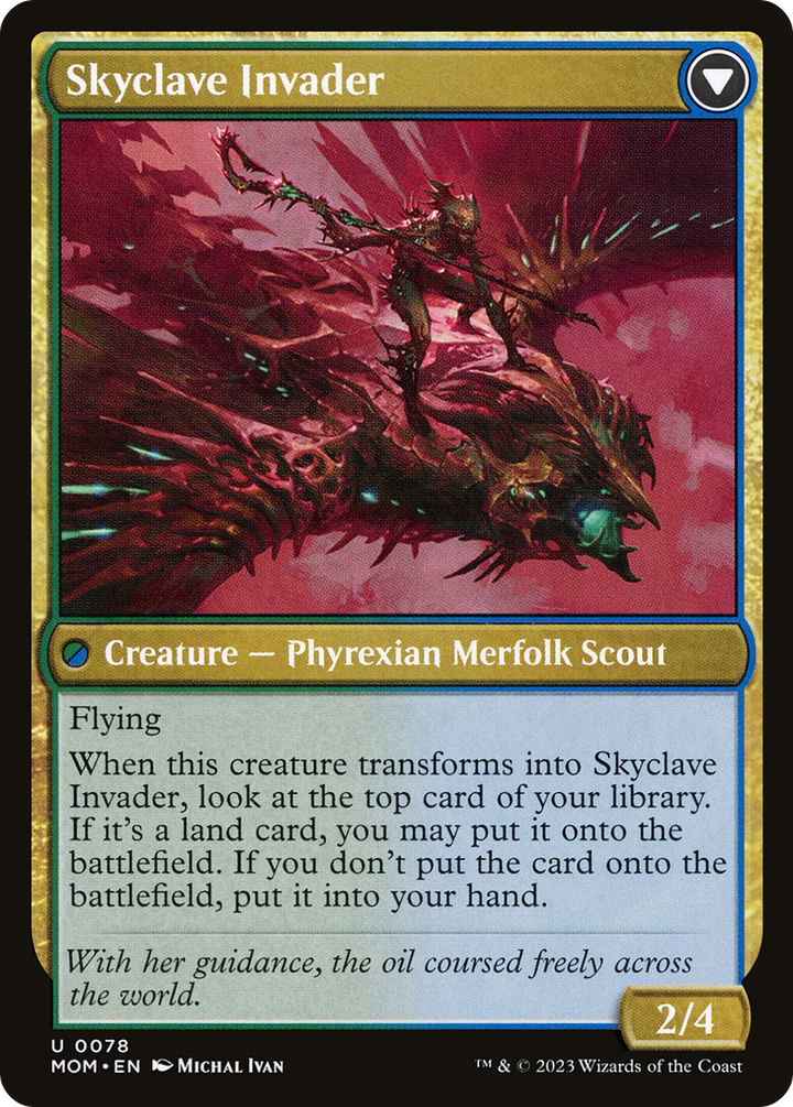 Skyclave Aerialist // Skyclave Invader (MOM-078) -  Foil