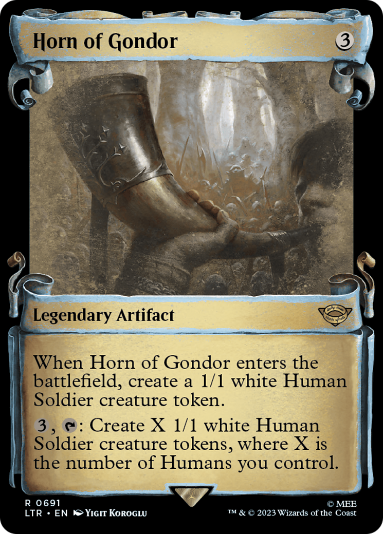 Horn of Gondor (LTR-691) - : (Showcase) Foil