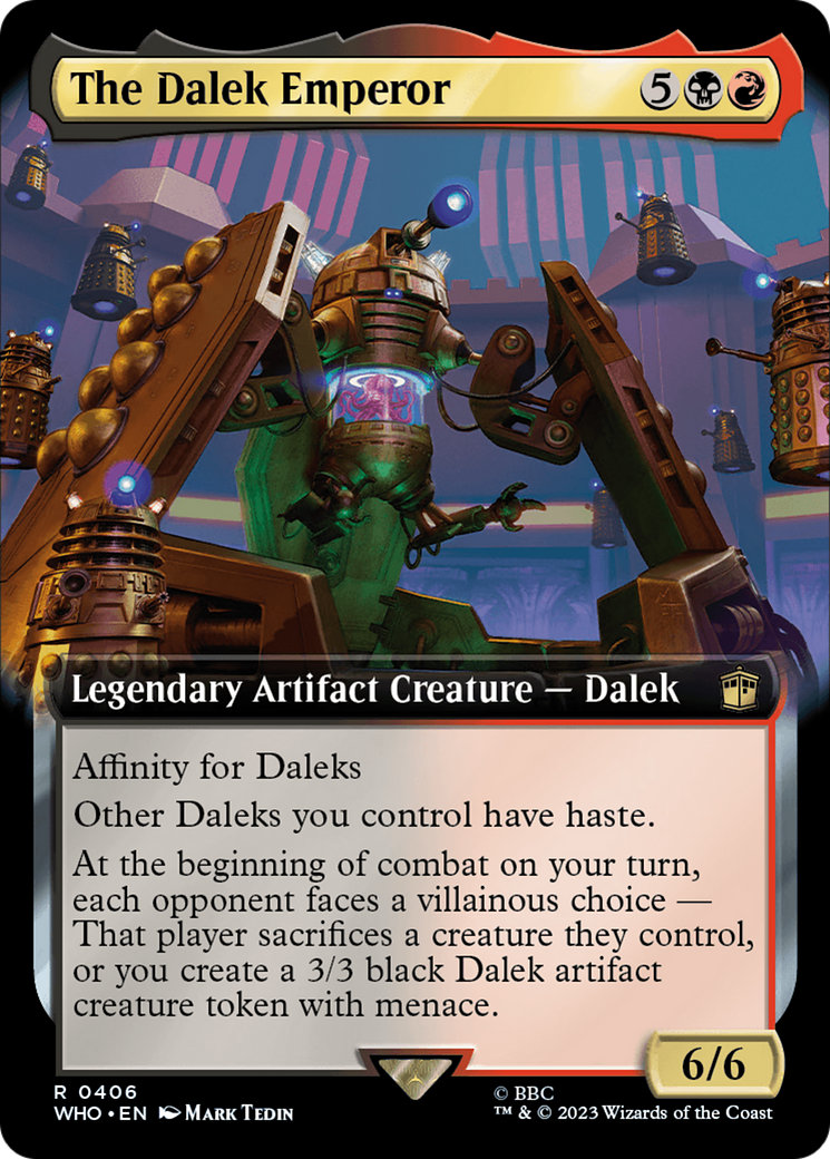 The Dalek Emperor (WHO-406) - : (Extended Art) Foil