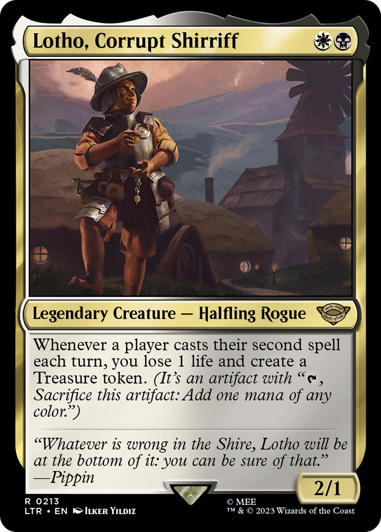 Lotho, Corrupt Shirriff (LTR-213) -  Foil