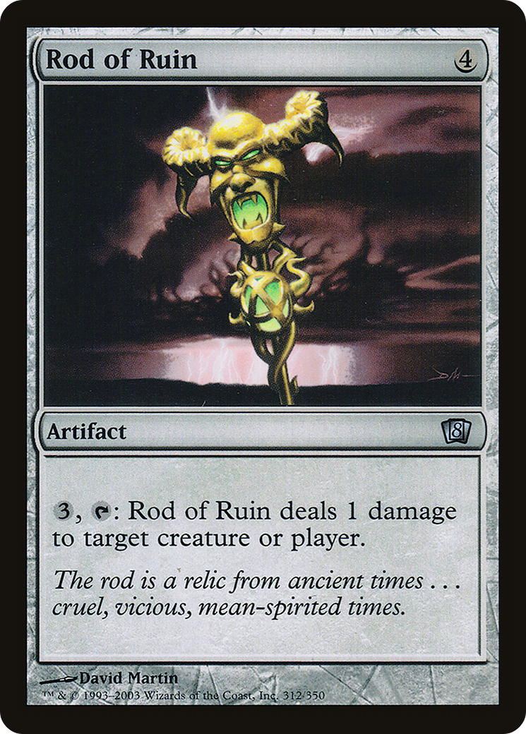 Rod of Ruin (8ED-312★) -  Foil