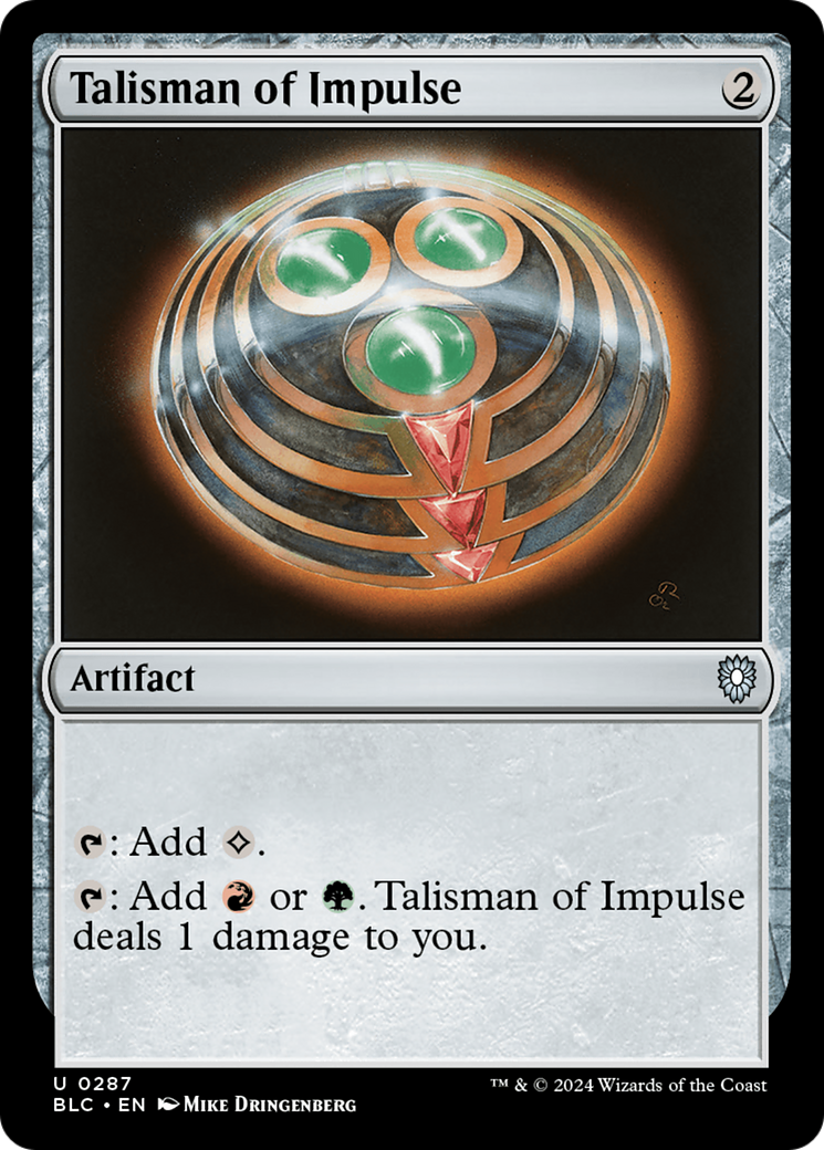 Talisman of Impulse (BLC-287) -