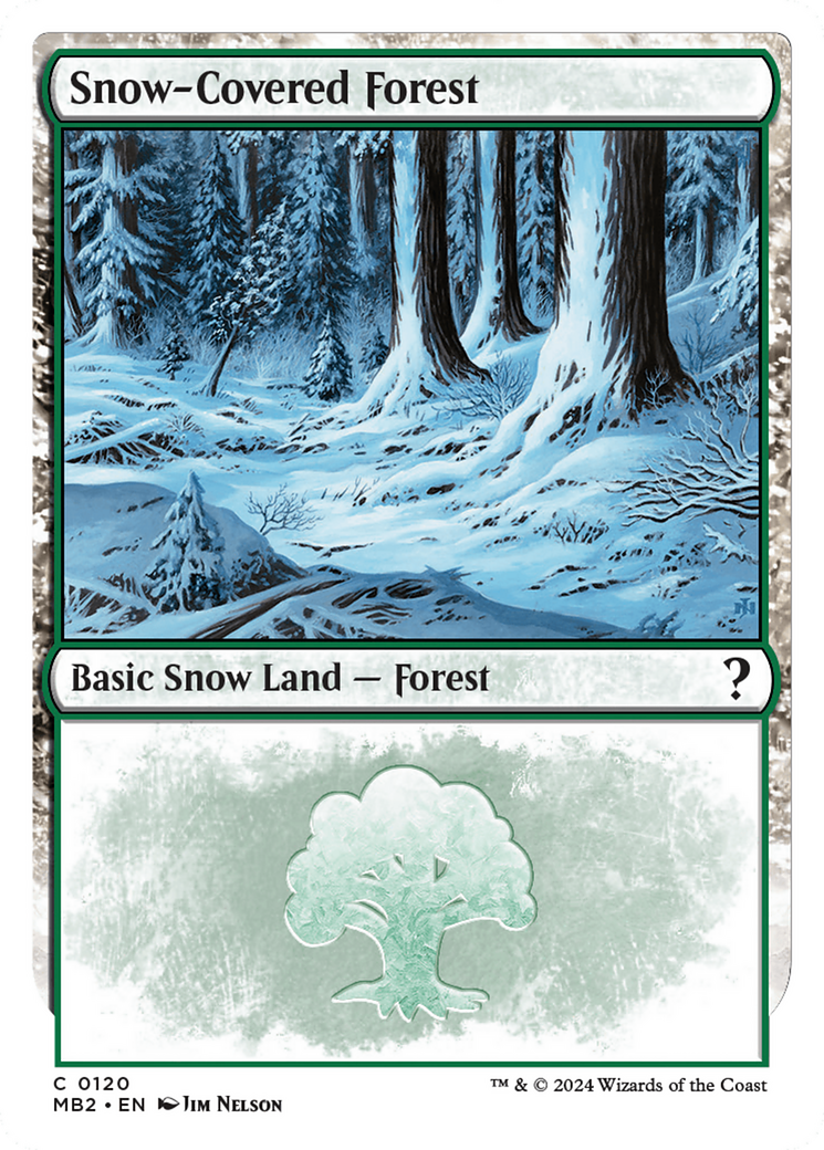 Snow-Covered Forest (MB2-120) - : (snow)