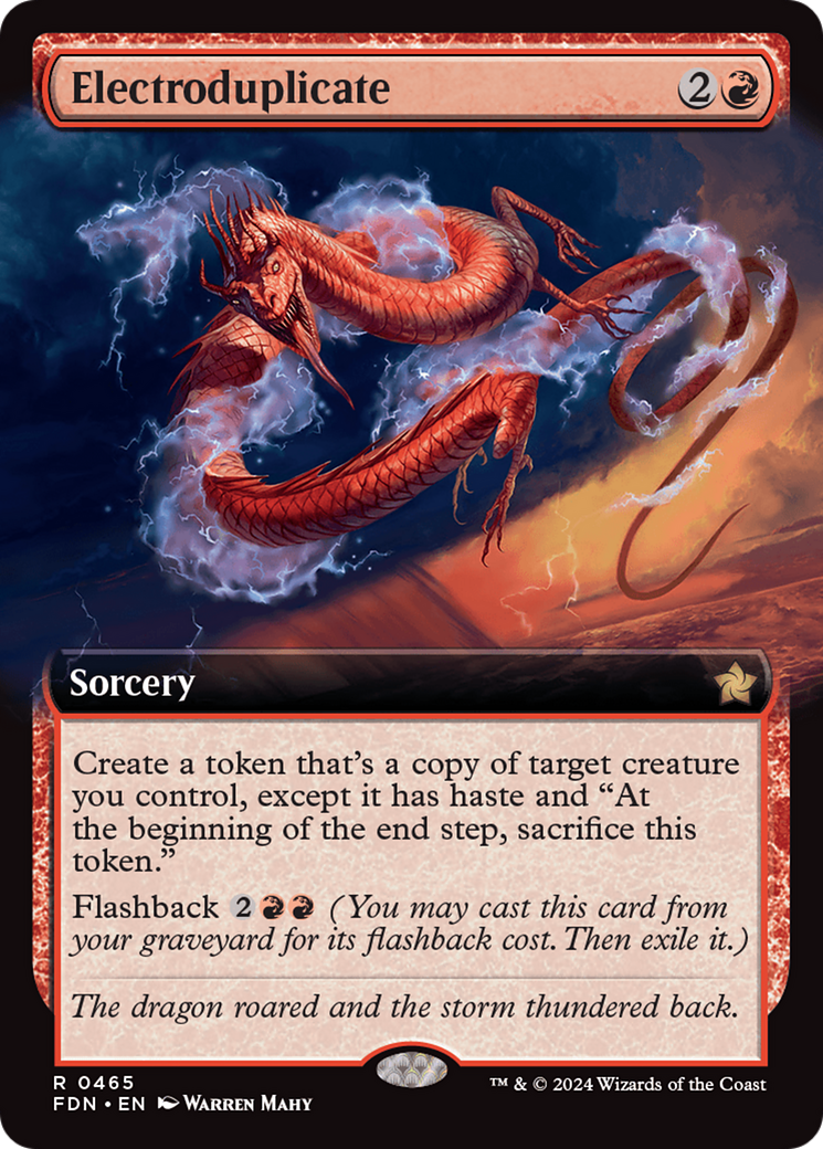 Electroduplicate (FDN-465) - : (Extended Art) Foil