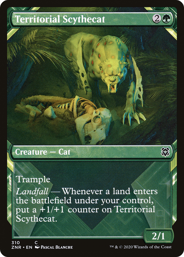 Territorial Scythecat (ZNR-310) - : (Showcase) Foil