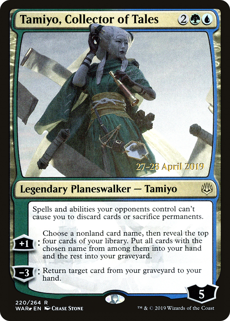 Tamiyo, Collector of Tales (PRE-220S) -  Foil