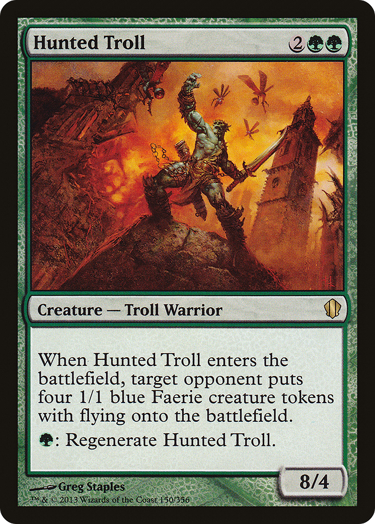 Hunted Troll (C13-150) -