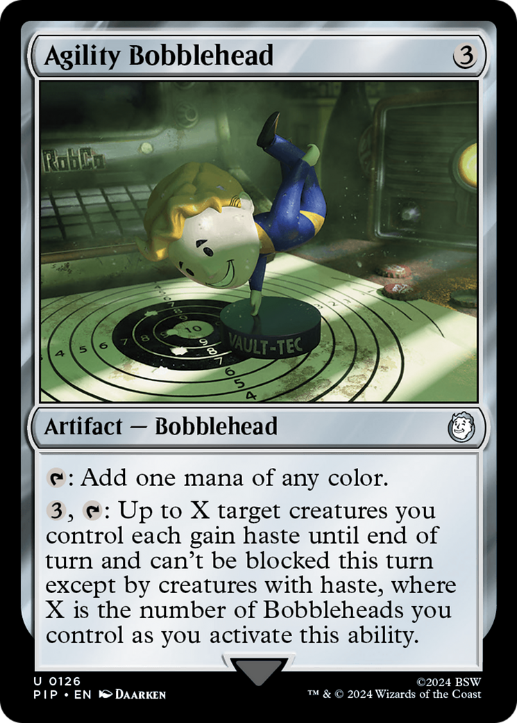 Agility Bobblehead (PIP-126) -  Foil