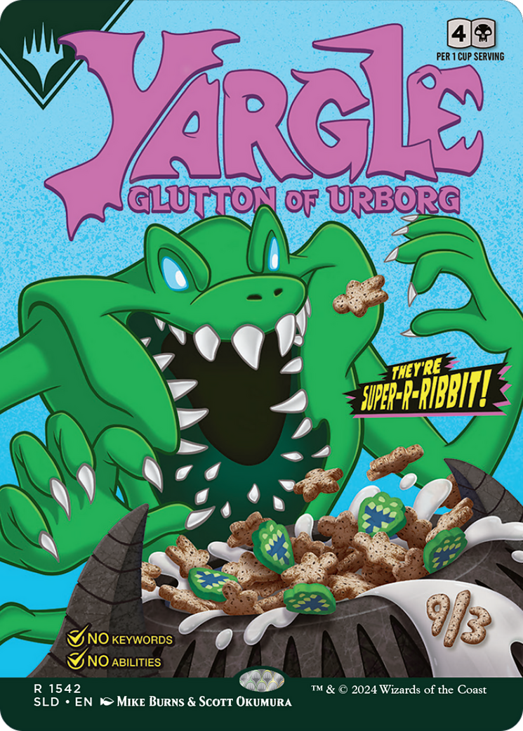 Yargle, Glutton of Urborg // Yargle, Glutton of Urborg (SLD-1542) -  (Borderless)