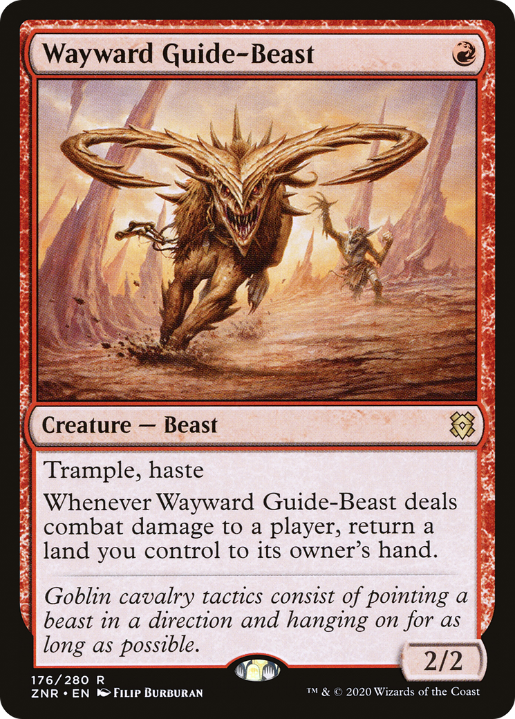 Wayward Guide-Beast (ZNR-176) -  Foil