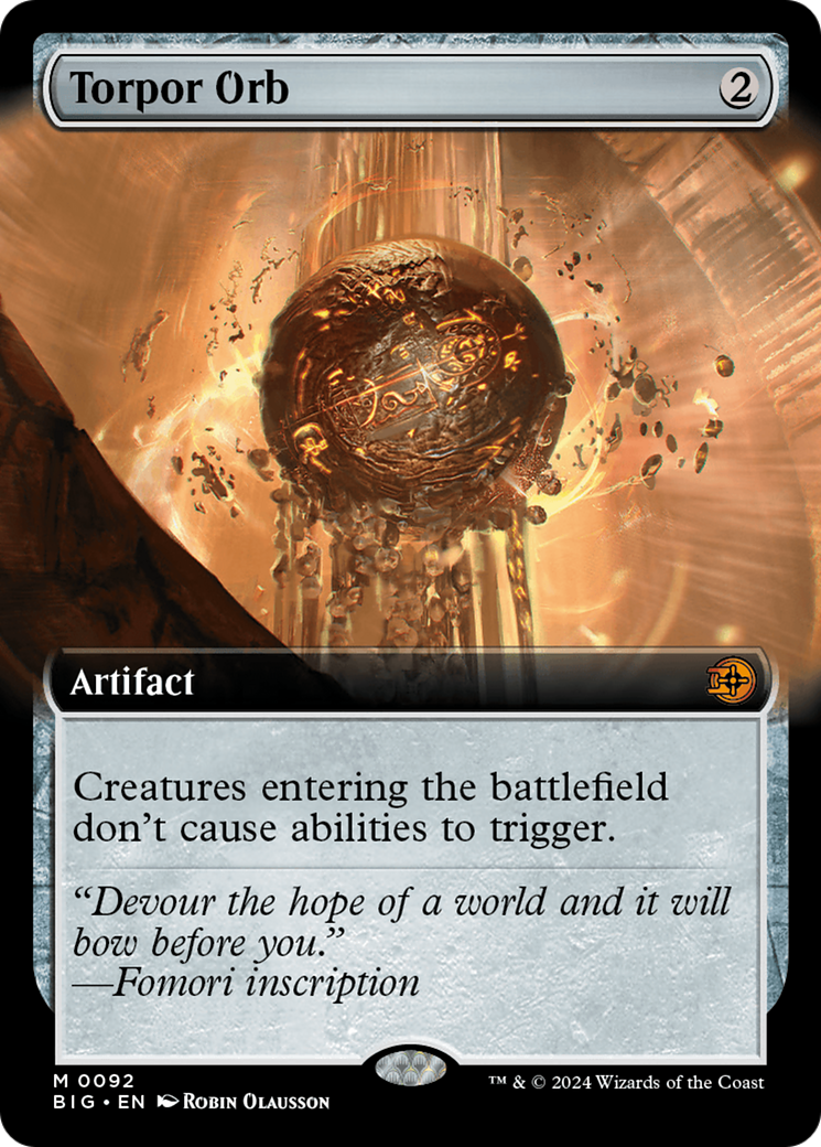 Torpor Orb (BIG-092) - : (Extended Art) Foil