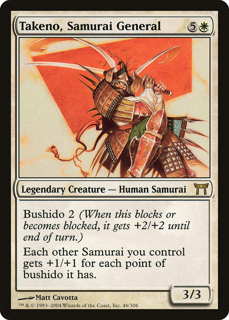 Takeno, Samurai General (CHK-046) -