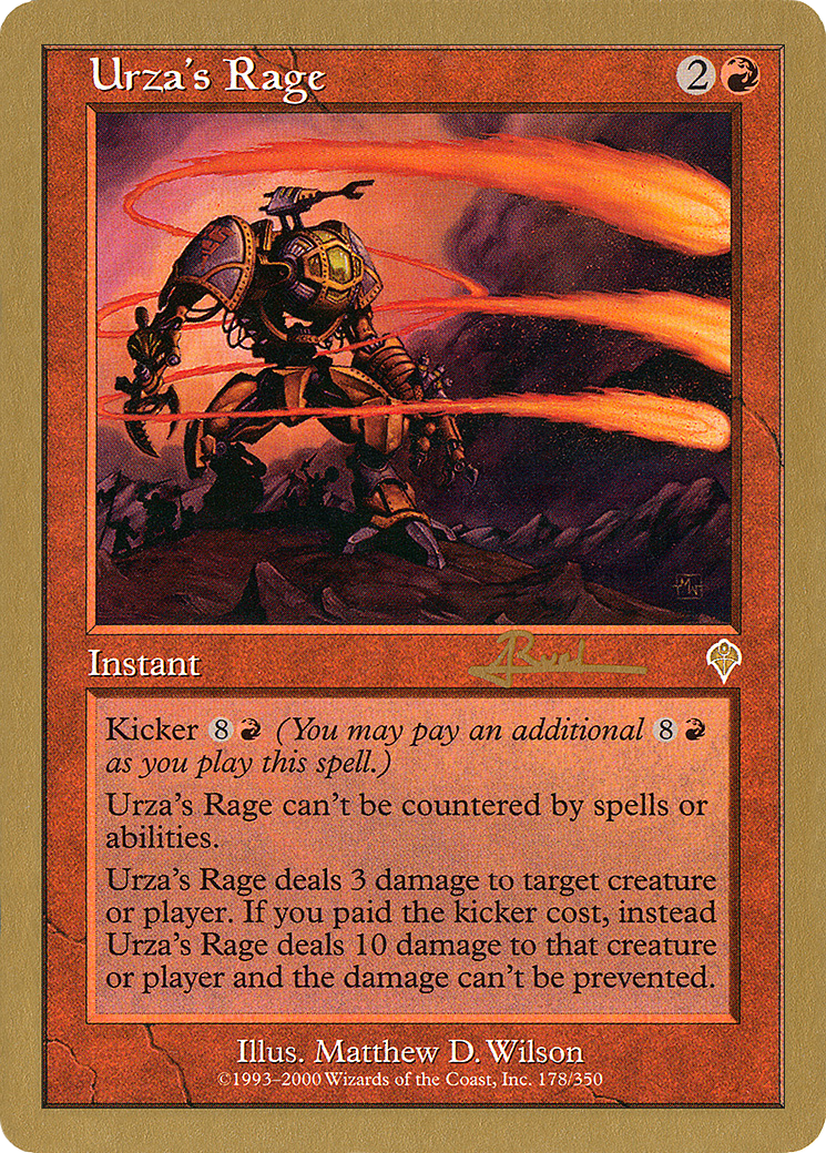 Urza's Rage (WCD-AR178) -