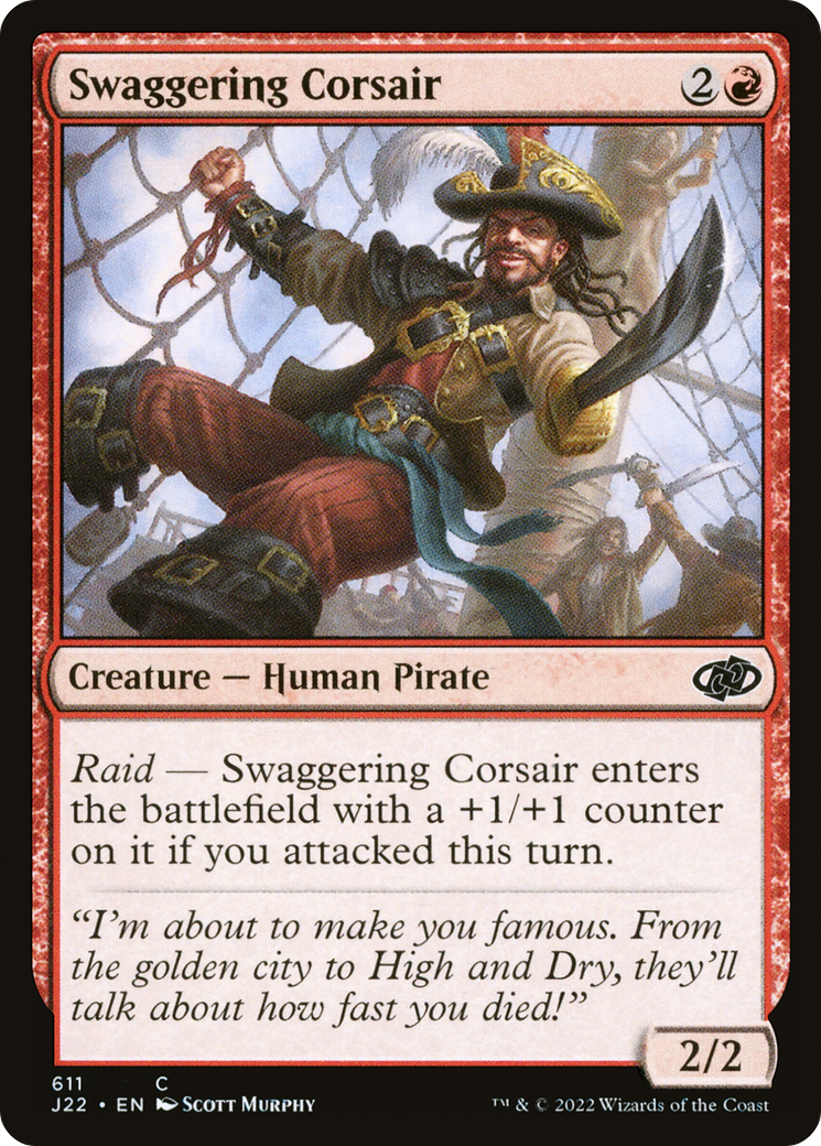 Swaggering Corsair (J22-611) -