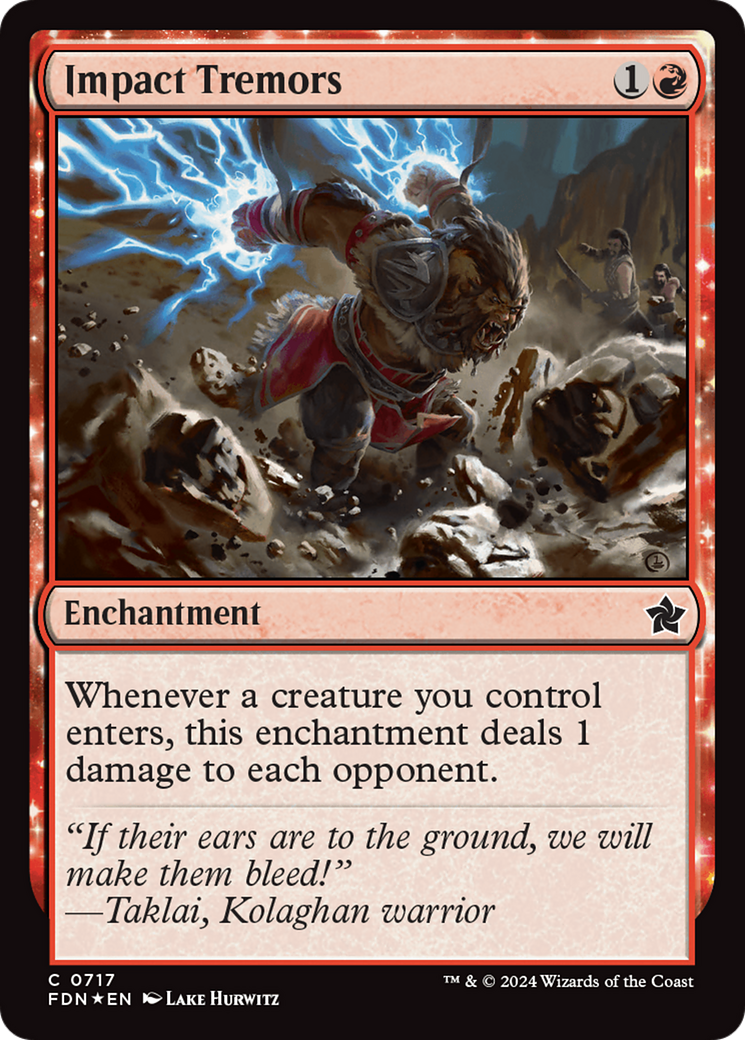 Impact Tremors (FDN-717) -  Foil