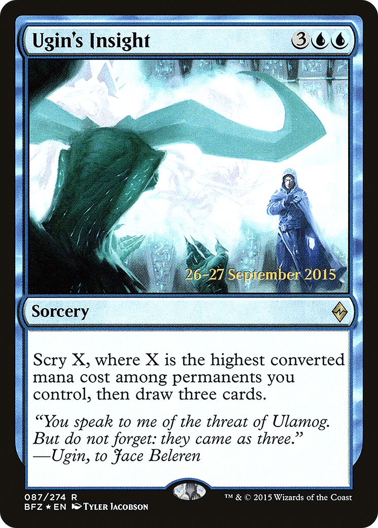 Ugin's Insight (PRE-87S) -  Foil