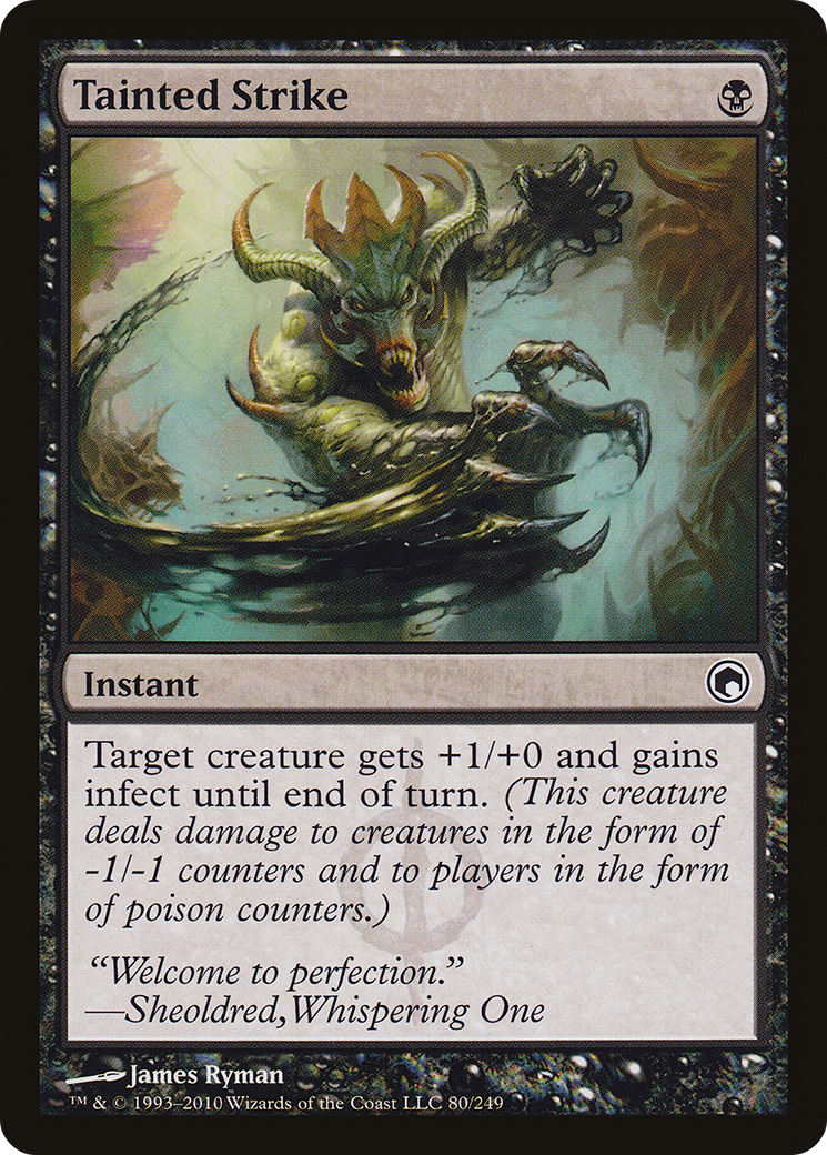 Tainted Strike (SOM-080) -  Foil