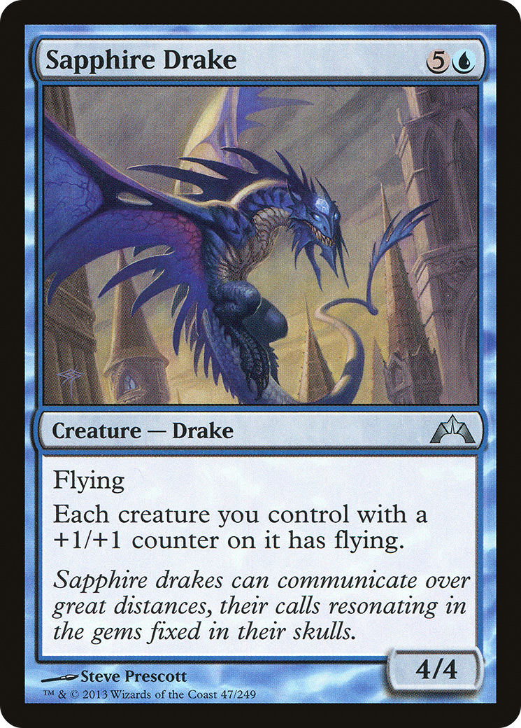 Sapphire Drake (GTC-047) -  Foil