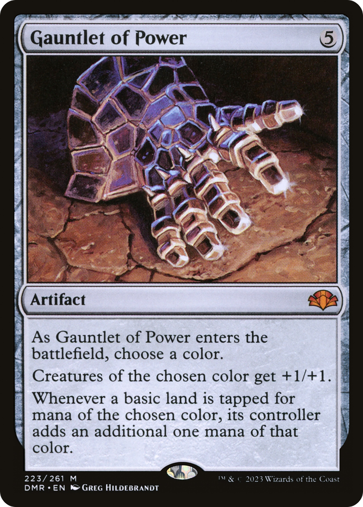 Gauntlet of Power (DMR-223) -  Foil