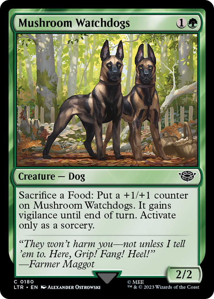 Mushroom Watchdogs (LTR-180) -  Foil