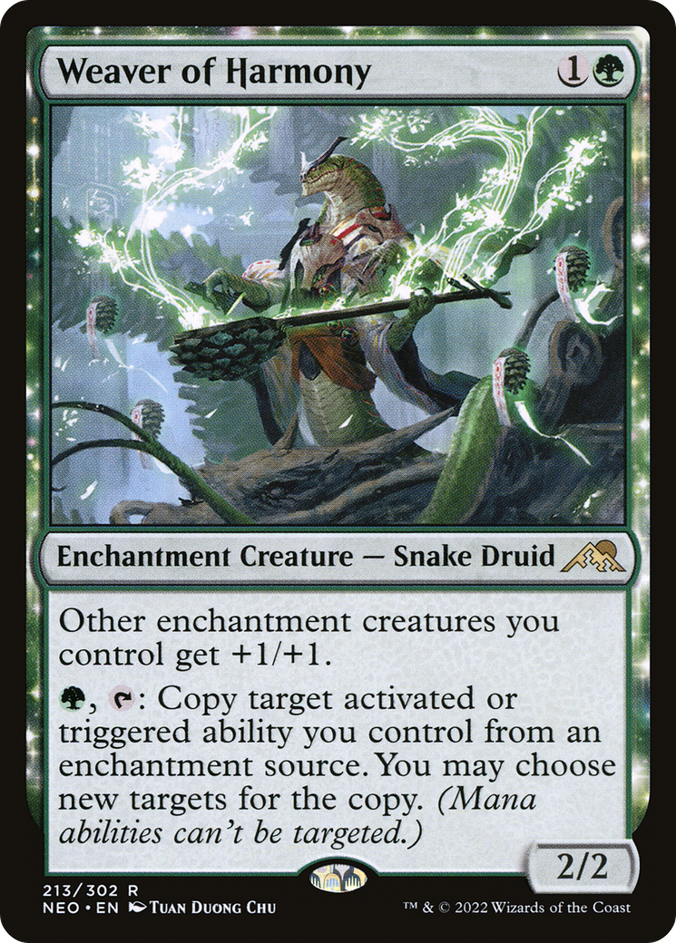 Weaver of Harmony (NEO-213) - : (enchantment) Foil