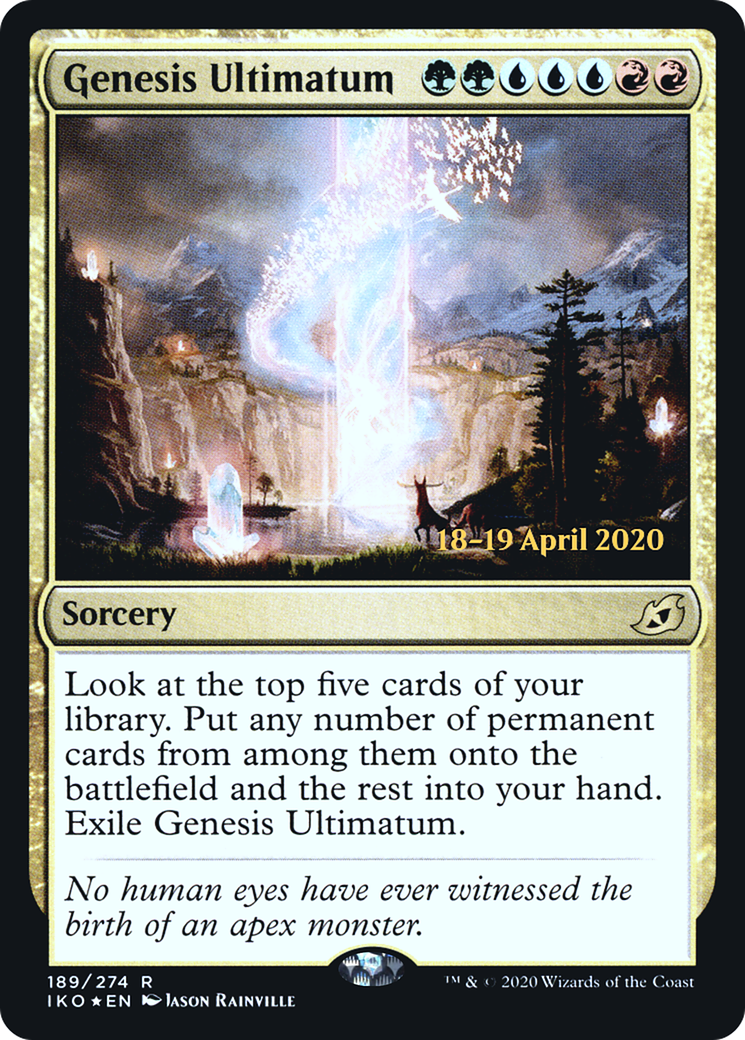 Genesis Ultimatum (PRE-189S) -  Foil