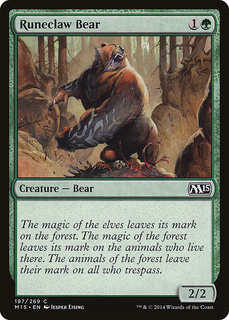 Runeclaw Bear (M15-197) -  Foil