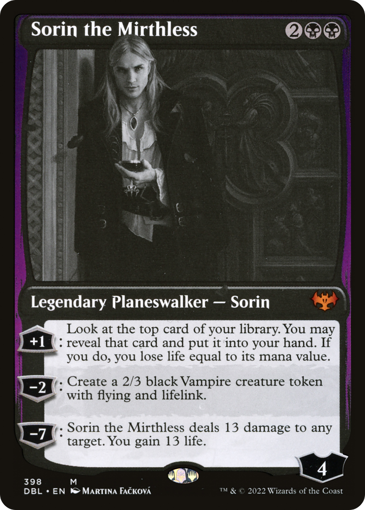 Sorin the Mirthless (DBL-398) -  Foil