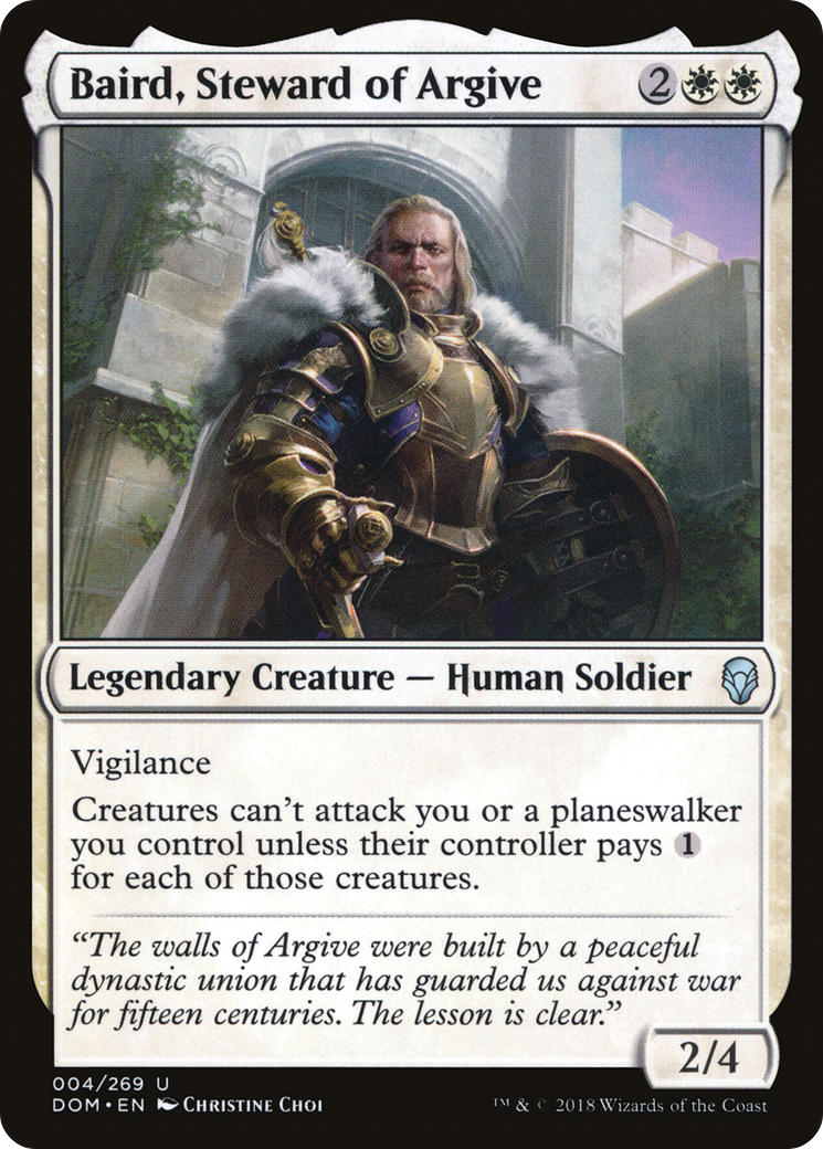 Baird, Steward of Argive (DOM-004) -  Foil