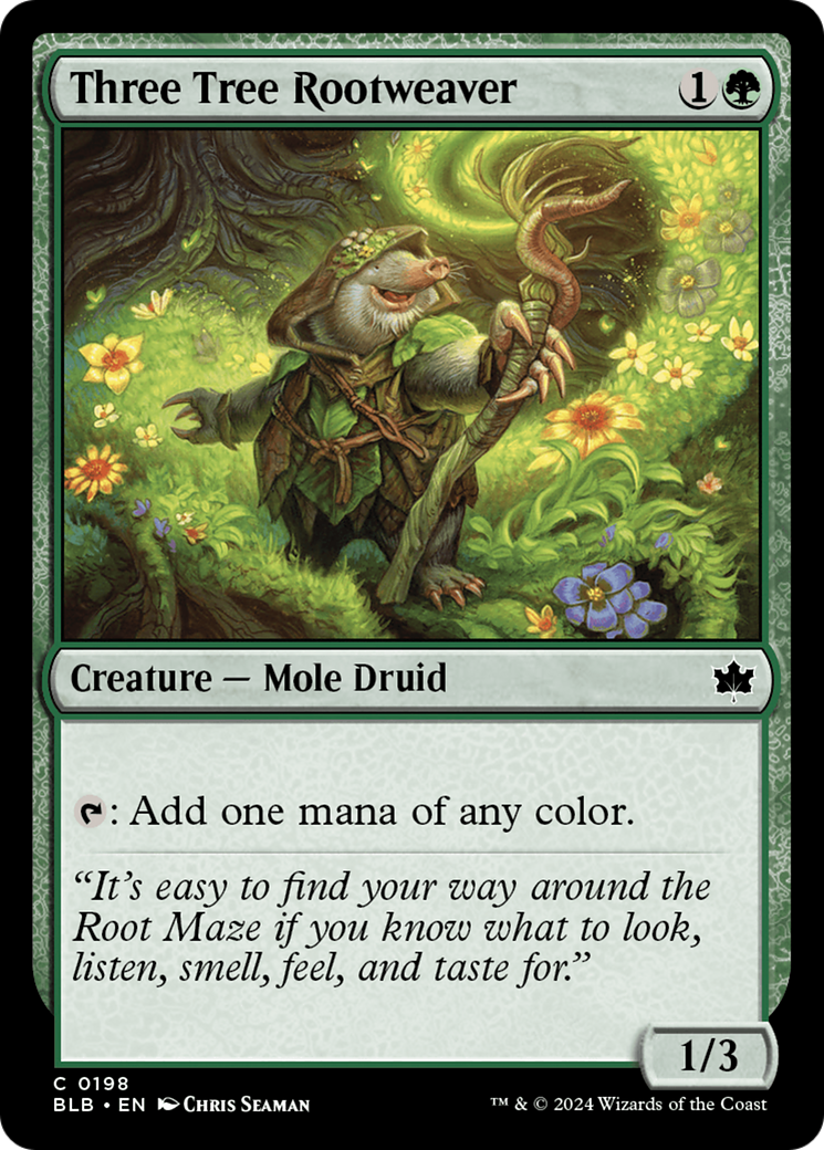 Three Tree Rootweaver (BLB-198) -  Foil