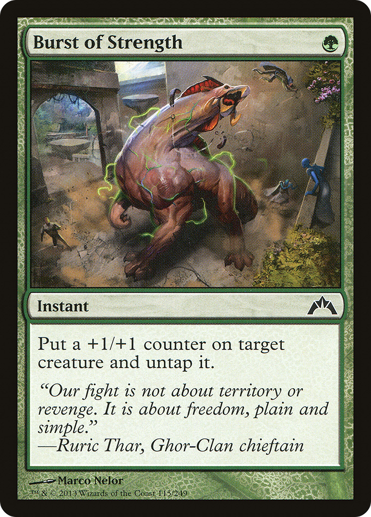 Burst of Strength (GTC-115) -  Foil