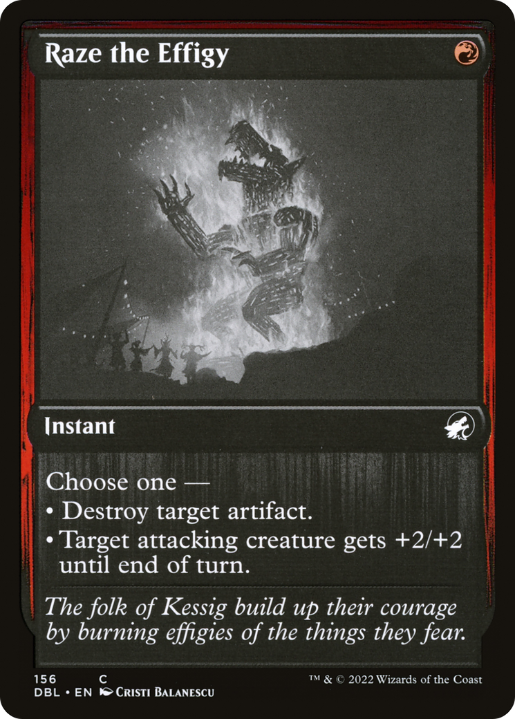 Raze the Effigy (DBL-156) -  Foil