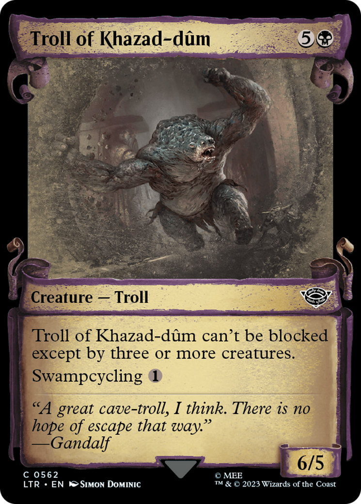 Troll of Khazad-dûm (LTR-562) - : (Showcase) Foil