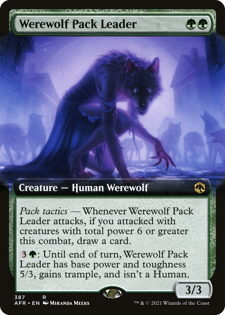 Werewolf Pack Leader (AFR-387) - : (Extended Art)