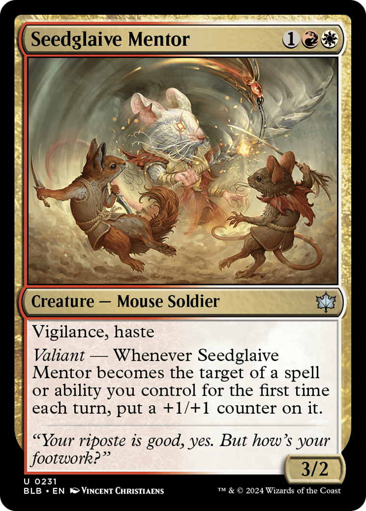 Seedglaive Mentor (BLB-231) -  Foil