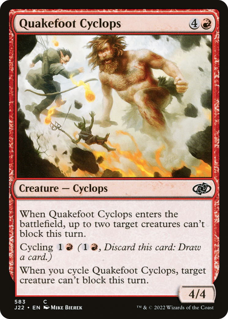 Quakefoot Cyclops (J22-583) -