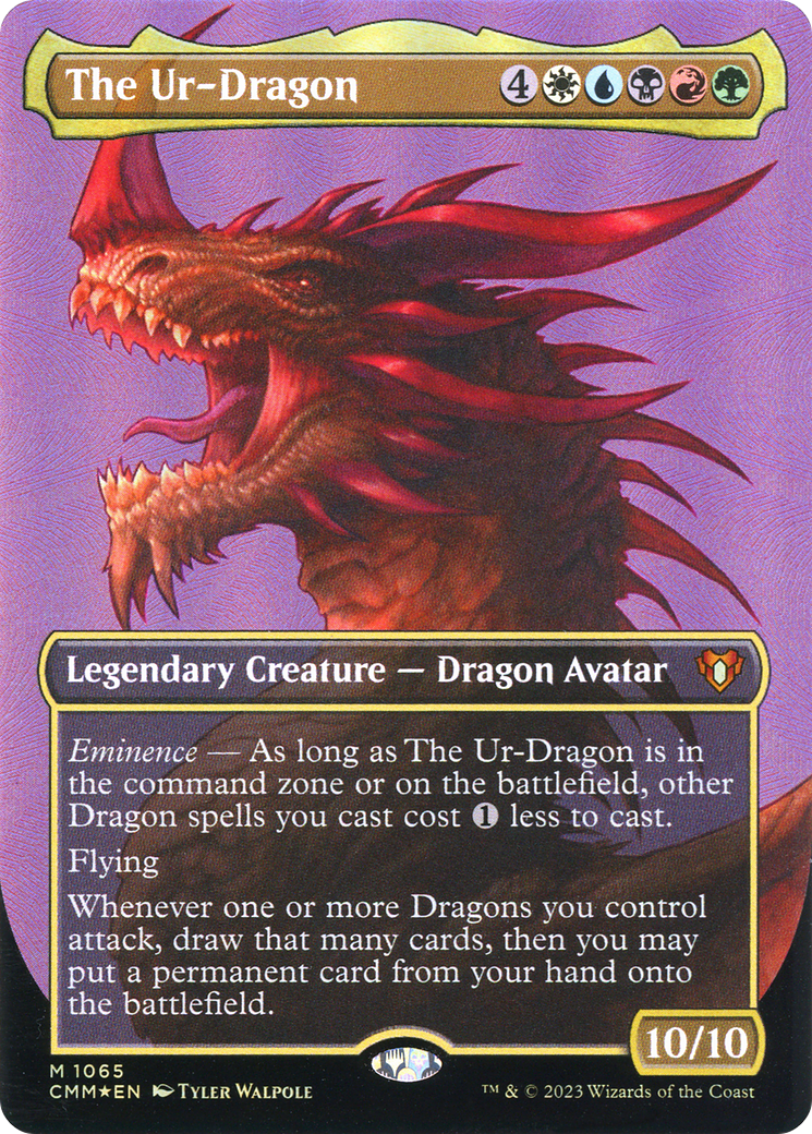 The Ur-Dragon (CMM-1065) -  (Borderless) Foil