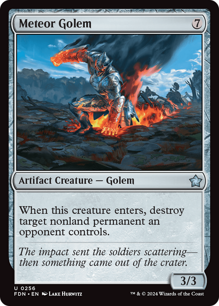 Meteor Golem (FDN-256) -  Foil