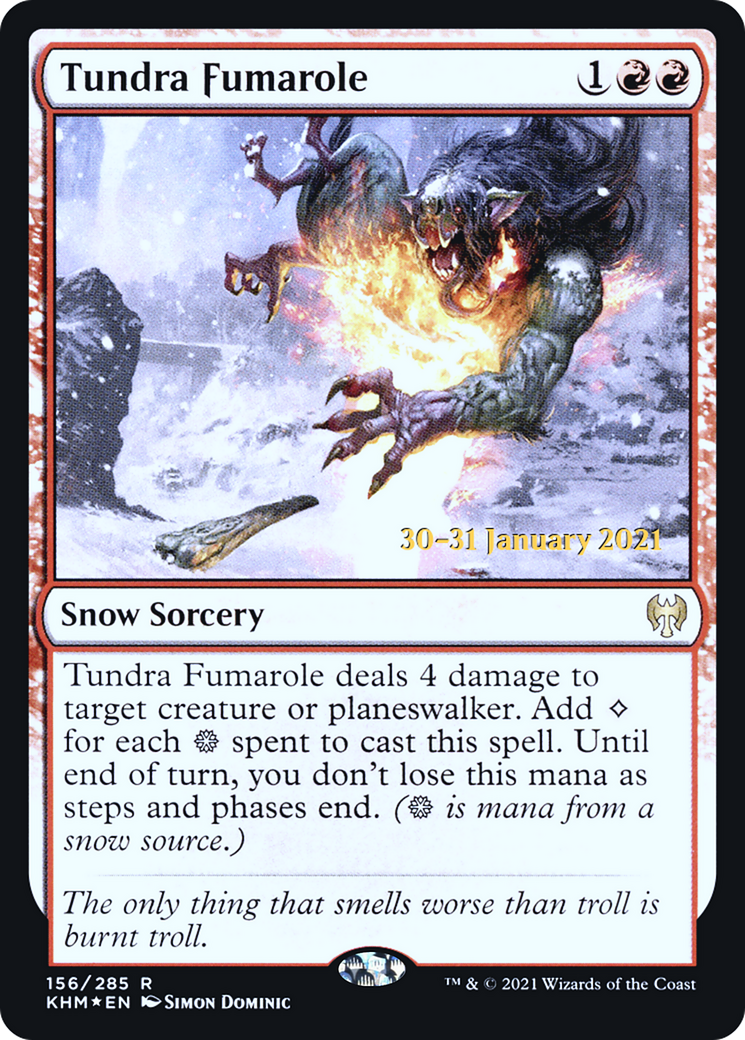 Tundra Fumarole (PRE-156S) - : (snow) Foil