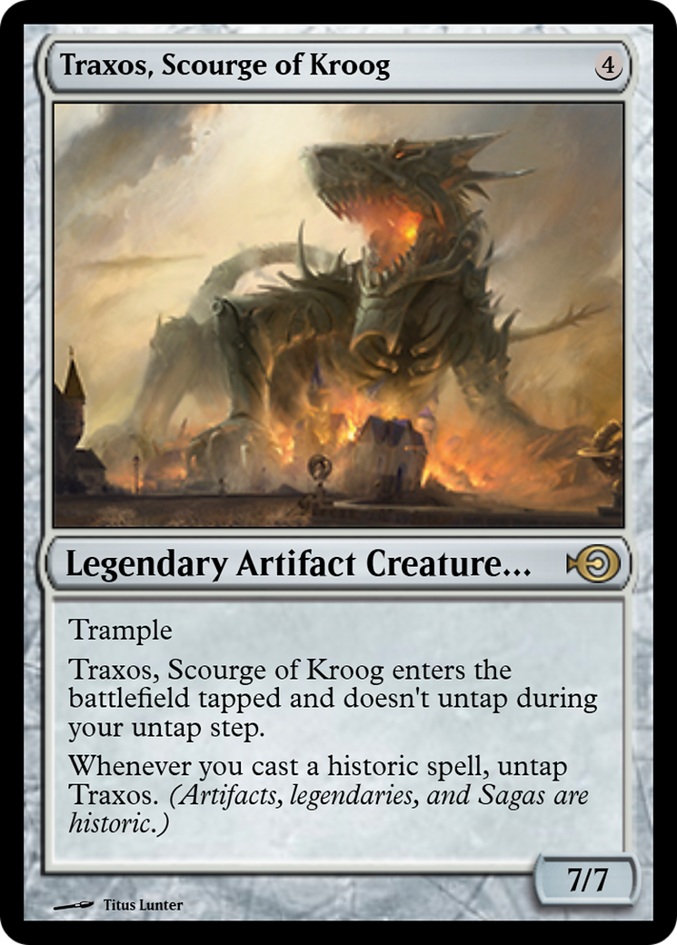 Traxos, Scourge of Kroog (PRM-69242) -  Foil