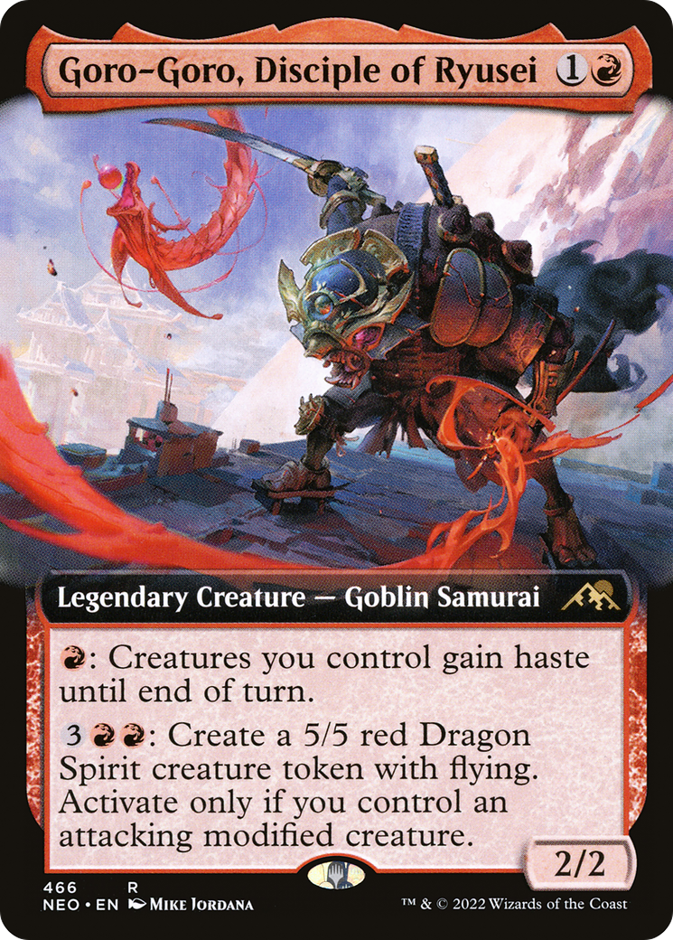 Goro-Goro, Disciple of Ryusei (NEO-466) - : (Extended Art) Foil