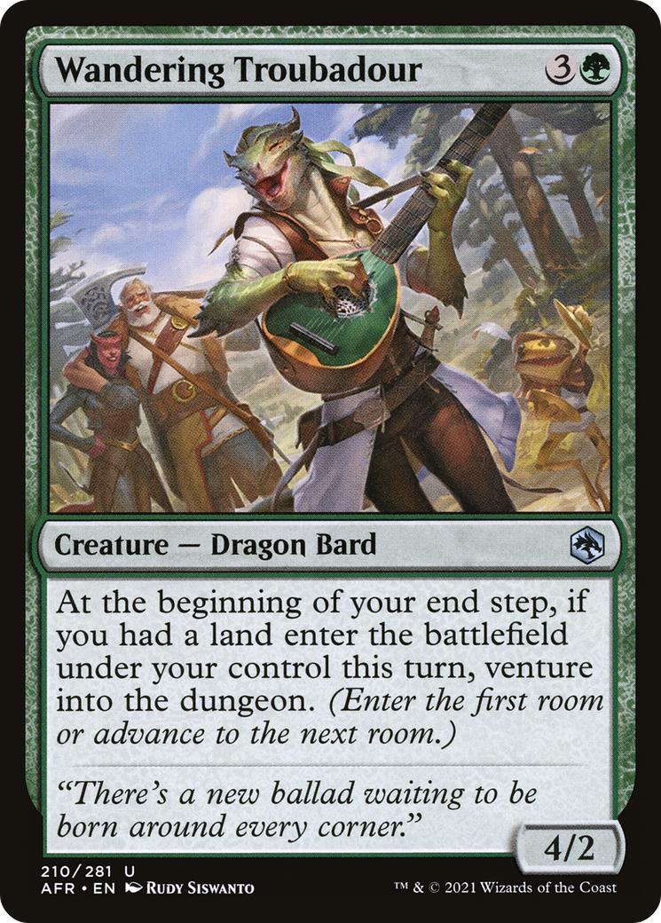 Wandering Troubadour (AFR-210) -  Foil