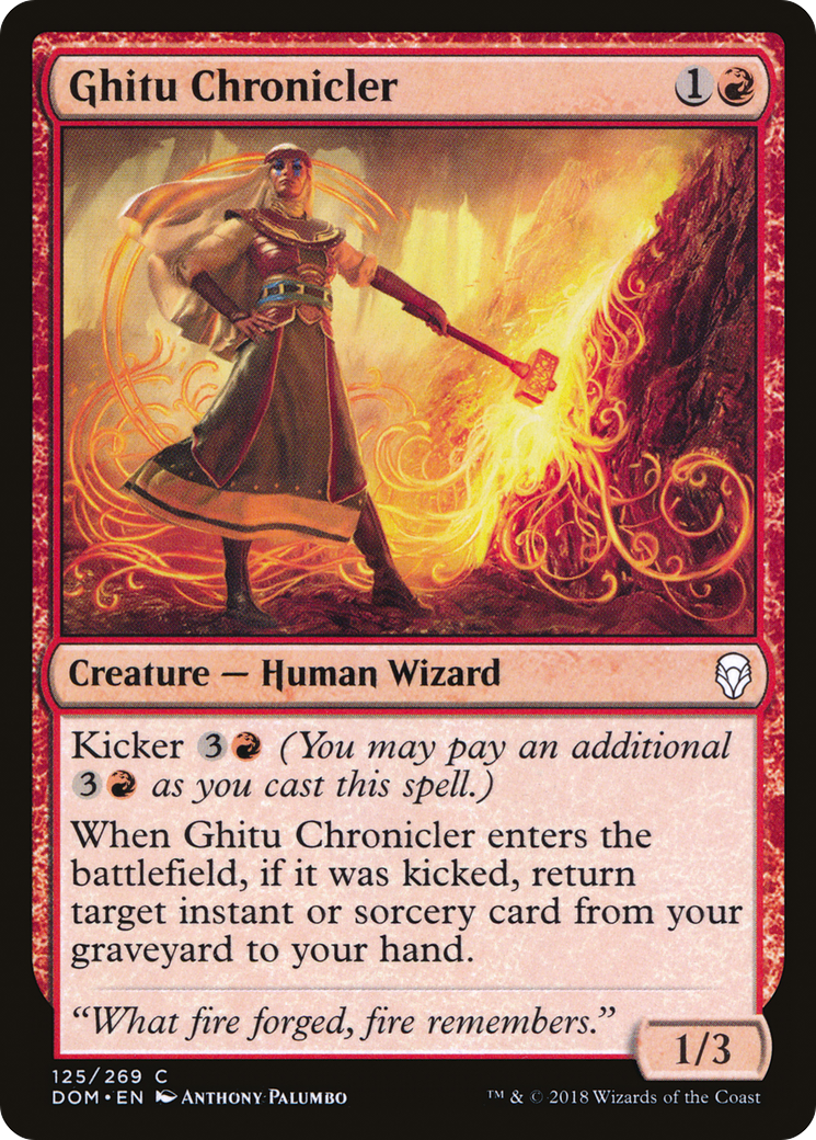 Ghitu Chronicler (DOM-125) -  Foil