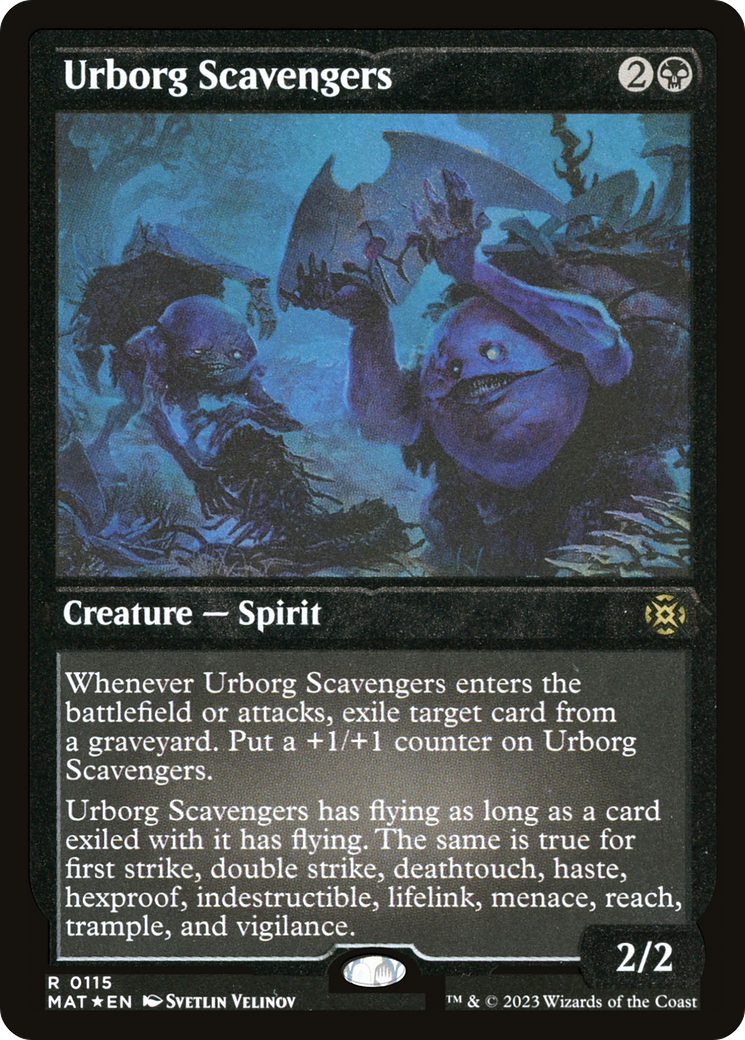 Urborg Scavengers (MAT-115) -  Etched Foil