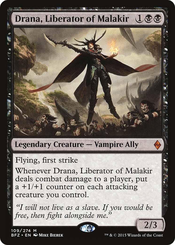 Drana, Liberator of Malakir (BFZ-109) -  Foil