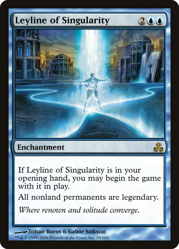 Leyline of Singularity (GPT-029) -  Foil